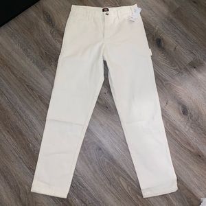 Dickies Duck Canvas Cotton Carpenter Pant in white